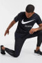 Dri-Fit Running Dry Run Chest Logo Erkek Siyah Tişört