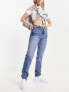 Фото #1 товара Weekday Smooth high waist slim straight leg jeans in winter blue