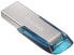 SanDisk Ultra Flair - 64 GB - USB Type-A - 3.2 Gen 1 (3.1 Gen 1) - 150 MB/s - Capless - Blue - Silver