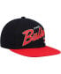 Men's Black, Red Chicago Bulls Team Script 2.0 Fitted Hat