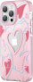 Kingxbar Kingxbar Heart Star Series etui iPhone 14 Pro Max etui w gwiazdki pink heart - фото #1