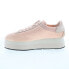 Diesel S-Pyave Wedge ET Womens Pink Canvas Lifestyle Sneakers Shoes