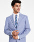 Фото #3 товара Men's Modern-Fit Light Blue Neat Suit Separate Jacket