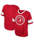 ფოტო #1 პროდუქტის Big Girls Crimson Alabama Crimson Tide Tomika Tie-Front V-Neck T-shirt
