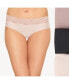 Фото #1 товара b.tempt'd Women's 3-Pk. b.bare Lace-Trim Hipster Underwear