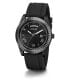 Фото #2 товара Guess Herren Armbanduhr CONNOISSEUR 42 mm Armband Silikon GW0335G1