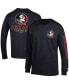 Men's Black Florida State Seminoles Team Stack Long Sleeve T-shirt Черный, XL - фото #2