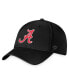 Фото #1 товара Бейсболка Top of the World для мужчин, черная с логотипом Alabama Crimson Tide, Reflex Logo Flex Hat
