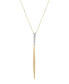 ფოტო #1 პროდუქტის Diamond 18" Pendant Necklace (1/4 ct. t.w.) in 14k Gold or 14k White Gold, Created for Macy's