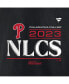 Фото #4 товара Men's Black Philadelphia Phillies 2023 Division Series Winner Locker Room Big and Tall T-shirt