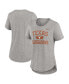 Фото #1 товара Women's Heather Gray Texas Longhorns Blitz T-Shirt