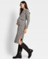 ფოტო #5 პროდუქტის Women's Geo Jacquard Knit Dress