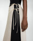 ფოტო #2 პროდუქტის Women's Slit Detail Ramio Pareo Skirt