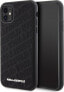 Karl Lagerfeld Karl Lagerfeld KLHCN61PQKPMK iPhone 11 / Xr 6.1" czarny/black hardcase Quilted K Pattern