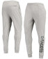 Фото #4 товара Men's Heathered Gray Las Vegas Raiders Jogger Pants