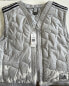 adidas Men's Nuganic Light Insulation Jacket Vest Gray, Size Large New IS1262