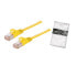 ShiverPeaks SHVP 75511-SLY - 1m Patchk.-Flach U/FTP Cat.7-Rohkabel gelb - Cable - Network