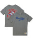 Фото #1 товара Men's Jackie Robinson Gray Brooklyn Dodgers Cooperstown Collection Legends T-shirt