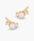 White Topaz 14K Gold-Plated Vermeil Elora Earrings