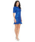 Фото #3 товара Women's Chandler Sequined Ruffled Dress