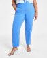 Plus Size Mid-Rise Straight-Leg Pants, Created for Macy's