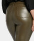 Фото #4 товара Plus Size Marilyn Straight in Faux Leather Pants