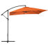 Фото #6 товара Помаранчевый садовый зонт на квадратной толщине завесы 250 x 250 см Uniprodo