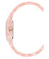 Фото #2 товара Women's Quartz Pink Acetate Link Expansion Watch, 30mm