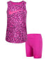 ფოტო #1 პროდუქტის Little Girls Veneer Tank Top and Shorts Set