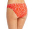 Peixoto Bella Printed Full Coverage Bikini Bottom Swimwear Orange Size Small