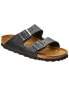 Фото #1 товара Birkenstock Narrow Arizona Oiled Leather Sandal Men's Black 46