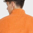 Men's Microfleece Pullover Sweatshirt - All in Motion Orange S