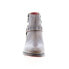 Фото #5 товара Bed Stu Winslet F328001 Womens Gray Leather Zipper Casual Dress Boots