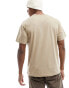 DTT oversized t-shirt in stone