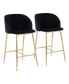 Фото #2 товара Fran Contemporary Counter Stool, Set of 2