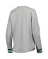 ფოტო #4 პროდუქტის Women's Heathered Gray Notre Dame Fighting Irish Andy Long Sleeve T-shirt