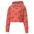 Фото #1 товара Puma Amplified Lightweight Pullover Hoodie Plus Womens Pink Coats Jackets Outerw