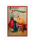 Фото #1 товара Vintage Apple Collection 'Halloween Stool Pumpkin' Canvas Art - 12" x 19"