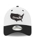 Men's White, Black Dirty Mo Media 9FORTY Adjustable Hat