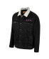 Men's x Wrangler Charcoal LSU Tigers Western Button-Up Denim Jacket