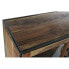 Фото #2 товара Дисплей-стенд DKD Home Decor Металл Стеклянный древесина акации Переработанная древесина 135 x 40 x 120 cm