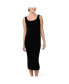 Maternity Ripe Faye Nursing Rib Knit Dress Black