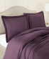 Фото #3 товара Super Soft Double Brushed Microfiber 3 Pc. Duvet Cover Set, Queen