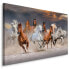 Фото #1 товара Leinwandbild Pferde Wüste Natur 3D