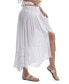 Фото #3 товара Women's Button-Front Cotton Skirt Swim Cover-Up