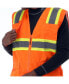 Фото #3 товара Big & Tall Hi Vis Orange Safety Work Vest