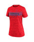 Women's Red Toronto Blue Jays 2024 City Connect Velocity Performance Practice T-Shirt