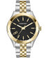 ფოტო #1 პროდუქტის Women's Swiss Two-Tone Stainless Steel Bracelet Watch 38mm