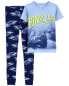 Kid 2-Piece Racing 100% Snug Fit Cotton Pajamas 8
