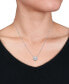 ფოტო #2 პროდუქტის Lab-Grown Moissanite Heart Halo 18" Pendant Necklace (2 ct. t.w.) in Sterling Silver